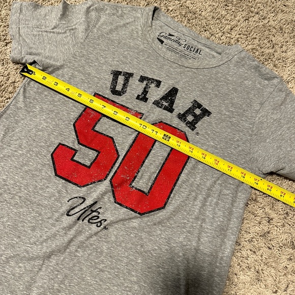 Game day social university of Utah Utes 50 football tshirt small shirt - Picture 3 of 6